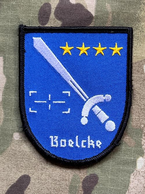 German Patch Luftwaffe FlgGrp TaktLwG 31 "B" - Fliegende Gruppe Taktisches Luftwaffengeschwader 31 "Boelcke" - Nörvenich - Color - Velcro - nášivka