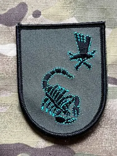 German Patch Bundeswehr 4./ObjSRgtLw "Friesland" - 4./Objektschutzregiment der Luftwaffe "Friesland" - Olive - Velcro - nášivka