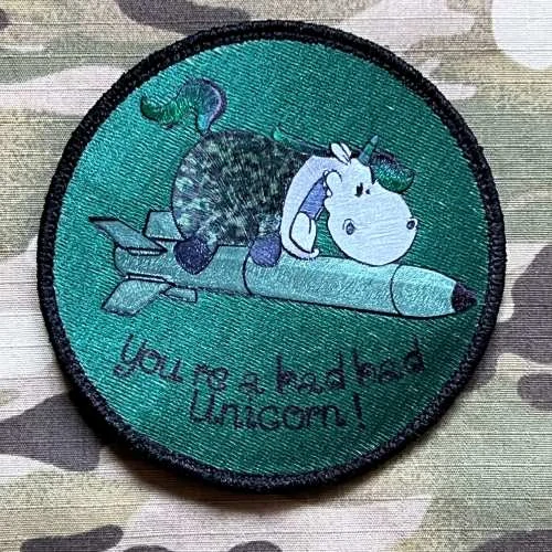 German Luftwaffe TaktLwG 33 -Taktisches Luftwaffengeschwader 33 - Weapons Loading - You re a bad bad Unicorn! Patch - nášivka