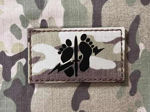 TF LaserCut Patch USAF Special Tactics Squadron Jolly Green Feet Infra - Multicam - nášivka