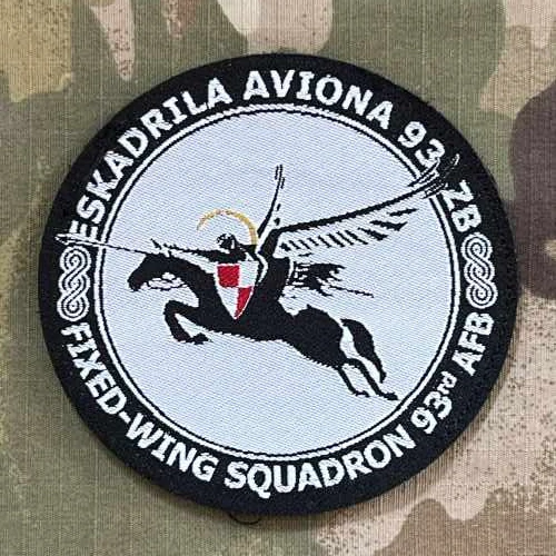 Croatia Military Velcro Patch 93rd AFB Zadar - 392nd Fixed-Wing Squadron - nášivka