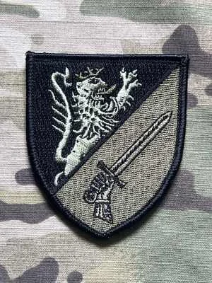 German Patch Bundeswehr 8./HSchRgt 1 (ErgTrT 2) - 8./Heimatschutzregiment 1 (Ergänzungstruppenteil 2) - Kümmersbruck - Velcro - Olive - nášivka