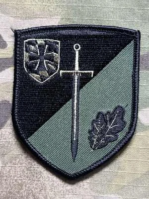 German Patch Bundeswehr HSchKp Mittelfranken (ErgTrT 2) - Heimatschutzkompanie Mittelfranken (Ergänzungstruppenteil 2) - Nürnberg - Velcro - Olive - nášivka