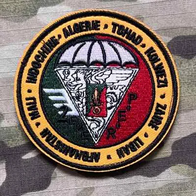 NoName Legion Etrangere 2e REP - Indochine - Algerie - Tchad - Kolwezi - Zaire - Liban - Afghanistan - Mali Patch - nášivka