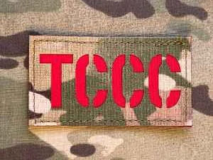 Action LaserCut Patch - TCCC - Tactical Combat Casualty Care - Medium - Multicam