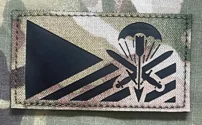 Action LaserCut Patch - Czech Flag - 601. skupina speciálních sil - Medium - Multicam