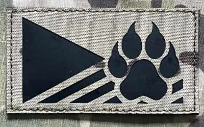 Action LaserCut Patch - Czech Flag - K-9 - Medium - Multicam - nášivka