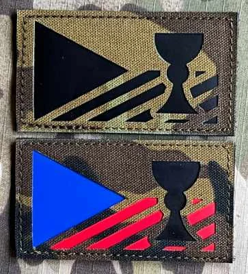 Action LaserCut Patch - Czech Flag - Kalich - Medium - vz.95 - nášivka