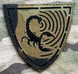 Action LaserCut Patch - Czech Army 532. prapor elektronického boje - vz.95 - nášivka