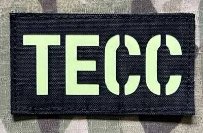 Action LaserCut Patch - TECC - Medium - Black - nášivka