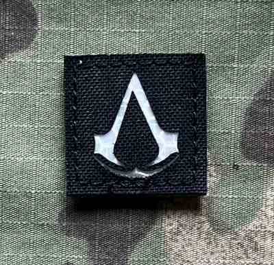 Action LaserCut Patch - Assassin Creed Logo - Small - Black - nášivka