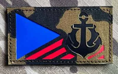 Action LaserCut Patch - Czech Flag - Ženijní vojsko - Medium - vz.95 - nášivka