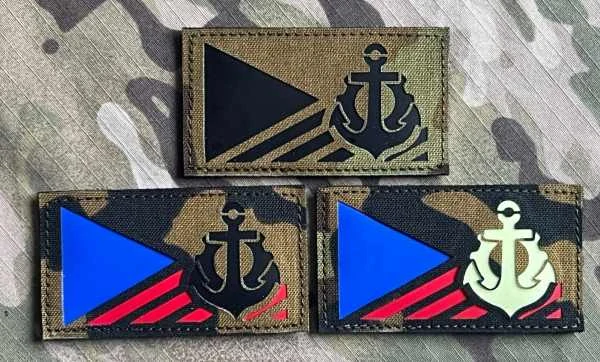 Action LaserCut Patch - Czech Flag - Ženijní vojsko - Medium - vz.95 - nášivka