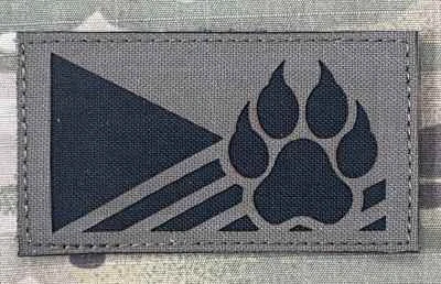 Action LaserCut Patch - Czech Flag - K-9 - Medium - Ranger Green - nášivka