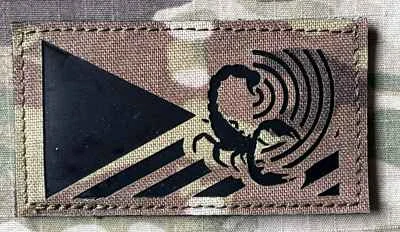 Action LaserCut Patch - Czech Flag - 532. prapor elektronického boje - Medium - Multicam - nášivka