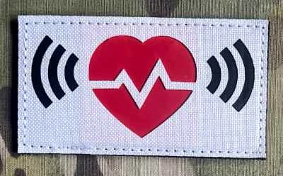 Action LaserCut Patch - EMS - Emergency Medical Services - Medium - White - nášivka