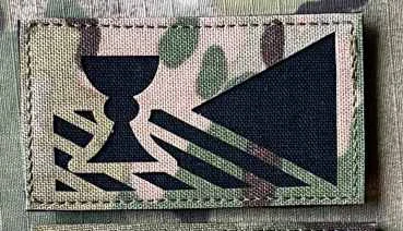 Action LaserCut Patch - Czech Flag - Kalich - Medium - Multicam - Reverse - nášivka