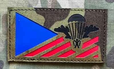 Action LaserCut Patch - Czech Flag - Výsadkové vojsko - Medium - vz.95 - nášivka