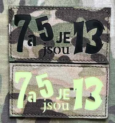 Action LaserCut Patch - 7 a 5 je/jsou 13 - Medium - Multicam - nášivka