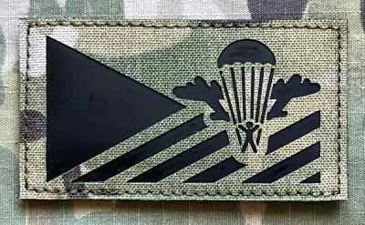 Action LaserCut Patch - Czech Flag - Výsadkové vojsko - Medium - Multicam - nášivka