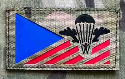 Action LaserCut Patch - Czech Flag - Výsadkové vojsko - Medium - Multicam - nášivka