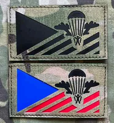 Action LaserCut Patch - Czech Flag - Výsadkové vojsko - Medium - Multicam - nášivka