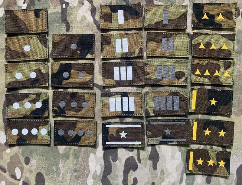 Action LaserCut Patch - Czech Army Hodnostní označení AČR - vz.95 - nášivka
