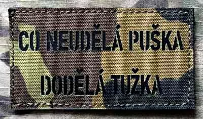 Action LaserCut Patch - Co neudělá puška, dodělá tužka - Medium - vz.95 - nášivka