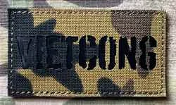 Action LaserCut Patch - Vietcong Game Logo - Medium - vz.95 - nášivka