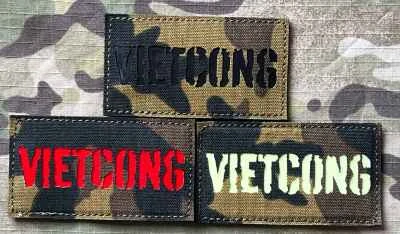 Action LaserCut Patch - Vietcong Game Logo - Medium - vz.95 - nášivka