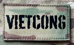 Action LaserCut Patch - Vietcong Game Logo - Medium - Multicam - nášivka
