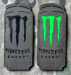 Action LaserCut Patch - Cans - Monster Energy - Medium - Ranger Green - nášivka