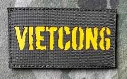Action LaserCut Patch - Vietcong Game Logo - Medium - Ranger Green - nášivka