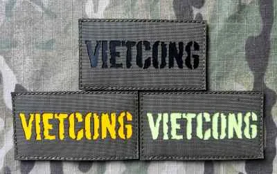 Action LaserCut Patch - Vietcong Game Logo - Medium - Ranger Green - nášivka