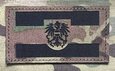 Action LaserCut Patch - Austria Flag - Medium - Ranger Green - nášivka
