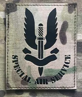 Action LaserCut Patch - SAS - Special Air Service - Large - Multicam - nášivka