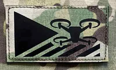 Action LaserCut Patch - Czech Flag - UAV/Drone Operator - Medium - Multicam - nášivka