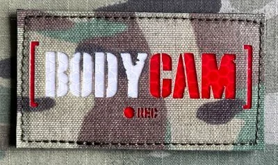 Action LaserCut Patch - BodyCam Logo - Medium - vz.95 - nášivka