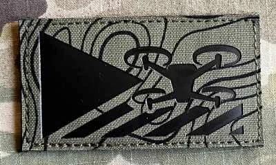 Action LaserCut Patch - Czech Flag - UAV/Drone Operator - Medium - Topografic Camo Green - nášivka