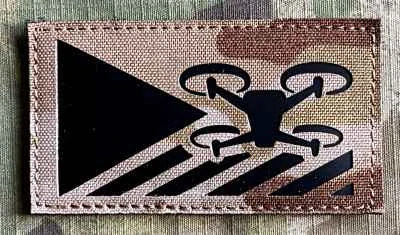 Action LaserCut Patch - Czech Flag - UAV/Drone Operator - Medium - Multicam Arid - nášivka