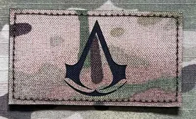 Action LaserCut Patch - Assassin Creed Flag - Medium - Coyote Brown - nášivka