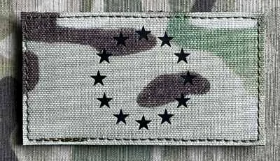 Action LaserCut Patch - EU Flag - medium - Multicam - nášivka