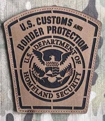 Action LaserCut Patch - US. Customs and Border Protection - Ranger Green - nášivka