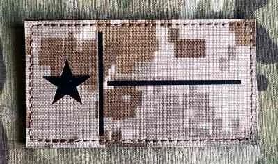 Action LaserCut Patch - Texas Flag - Medium - AOR1 - nášivka