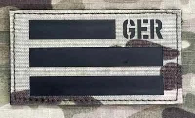 Action LaserCut Patch - Germany Flag - GER - Medium - Multicam - nášivka