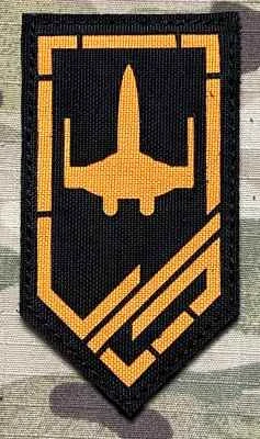 Ukrajina Military Velcro Patch 3rd Assault Brigade Unmanned Systems Battalion X Wing LaserCut - Color - nášivka