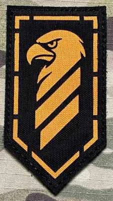 Ukrajina Military Velcro Patch 3rd Assault Brigade - Technology Center Nova - Condor Team LaserCut - Color - nášivka