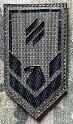 Ukrajina Military Velcro Patch 3rd Assault Brigade - 2nd Assault Battalion - 1st Company - Platoon Berkut LaserCut - Ranger Green - nášivka