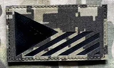 Action LaserCut Patch - Czech Flag - Medium - US4CES - nášivka