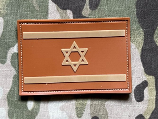 YJPF Israel Flag PVC Patch - Desert - nášivka